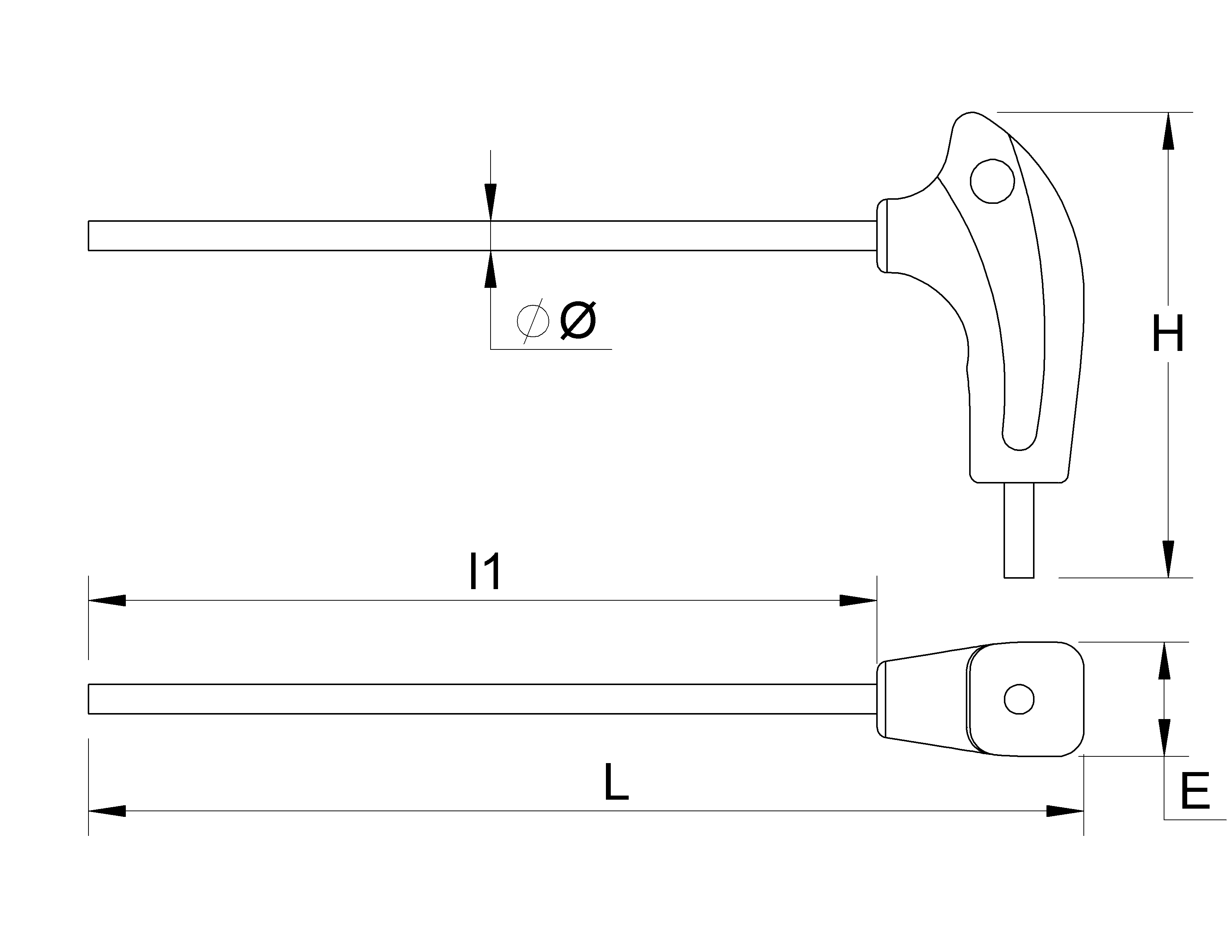 T HANDLE TORX® KEYS