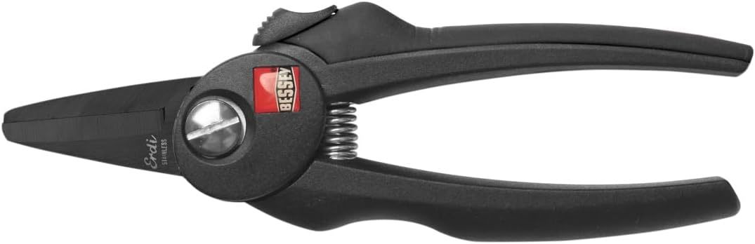 Foarfeca multifunctionala dreapta Bessey D47-2, lama inox, margini dintate anti-alunecare, maner ergonomic bimaterial, 140 mm
