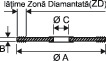 Disc diamantat pentru taiere uz general TG8
