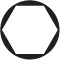 Cap cheie tubulara cu simplu hexagon 3/4 - SH