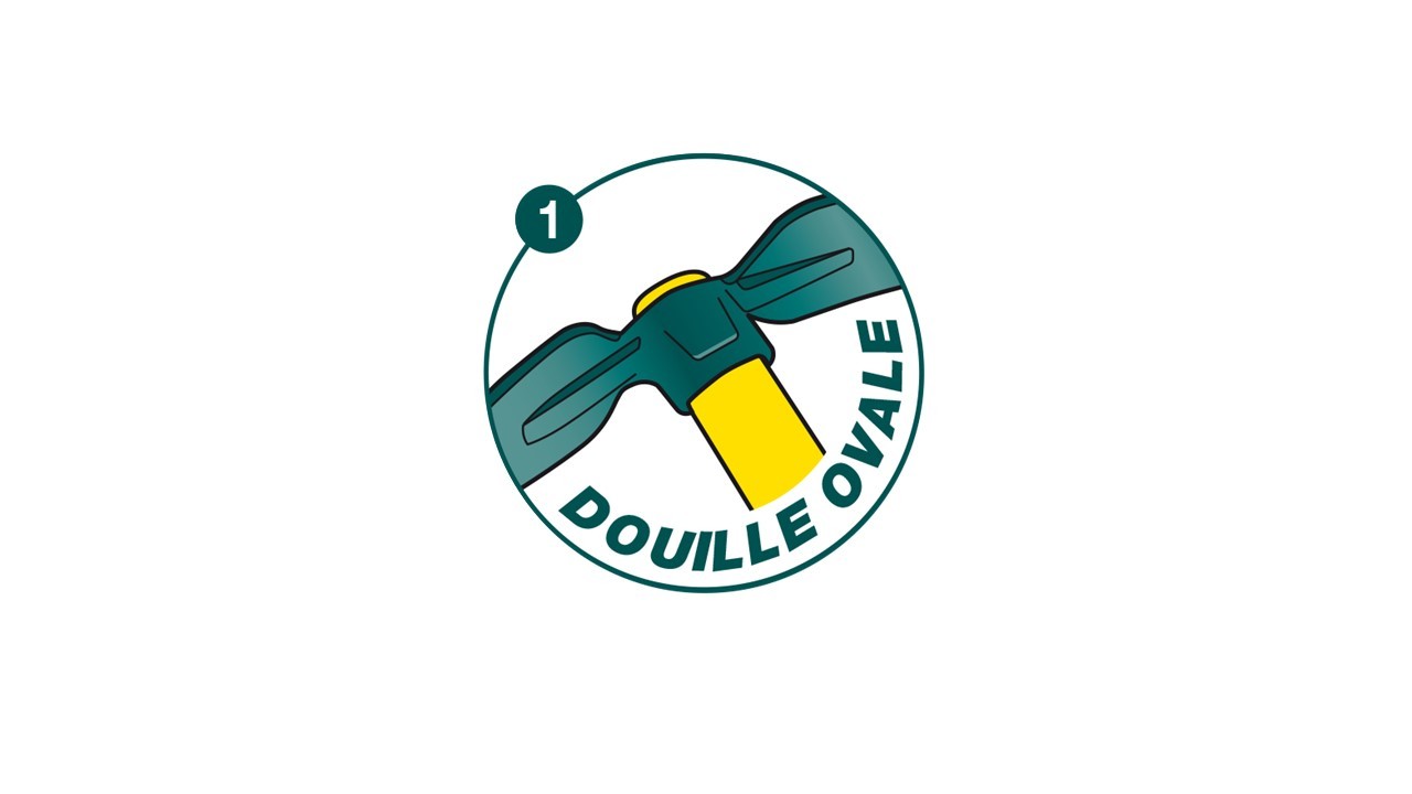 Sapaliga forjata pana-limba DUOPRO cu locas oval