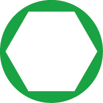 HEXAGONAL CLASSIC 1/4 - C6,3