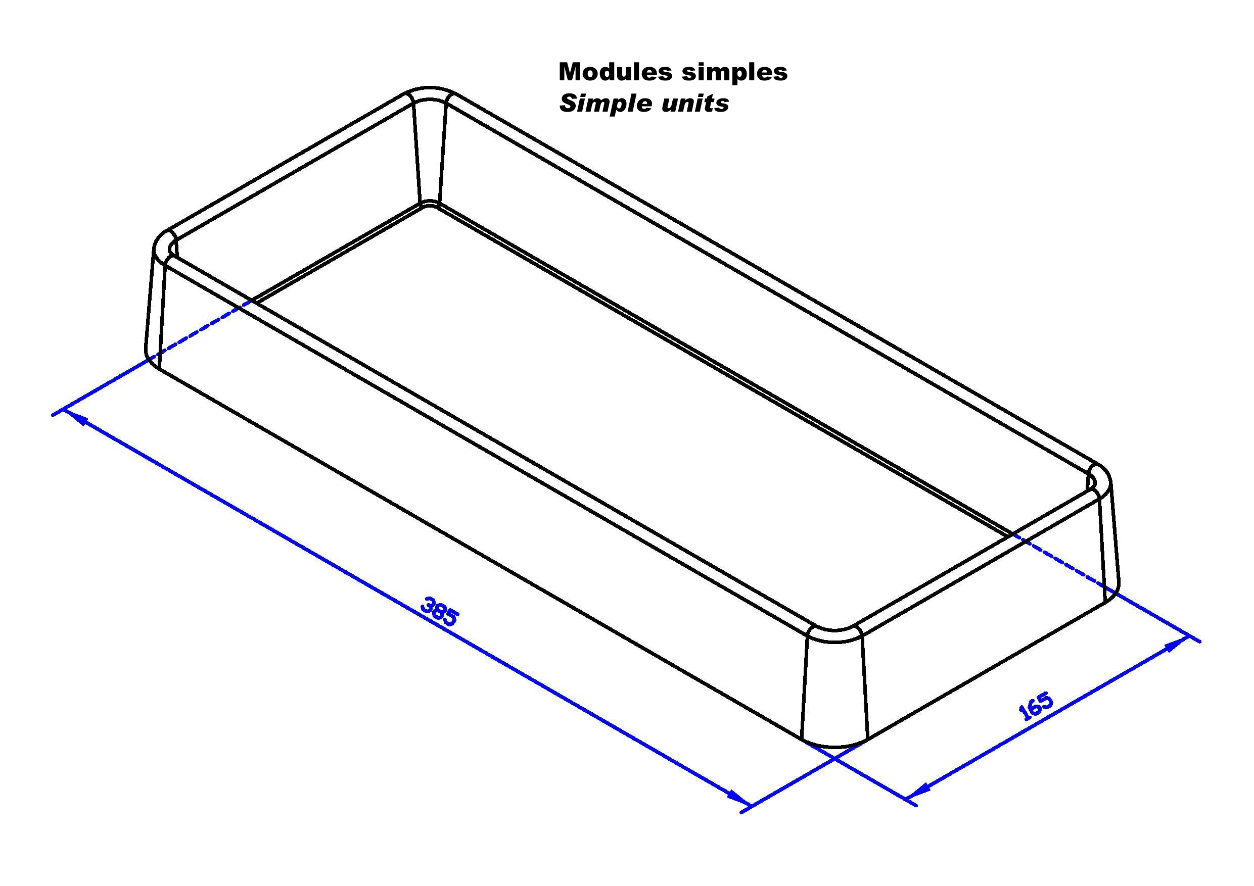 Suport PVC pentru 2 scule