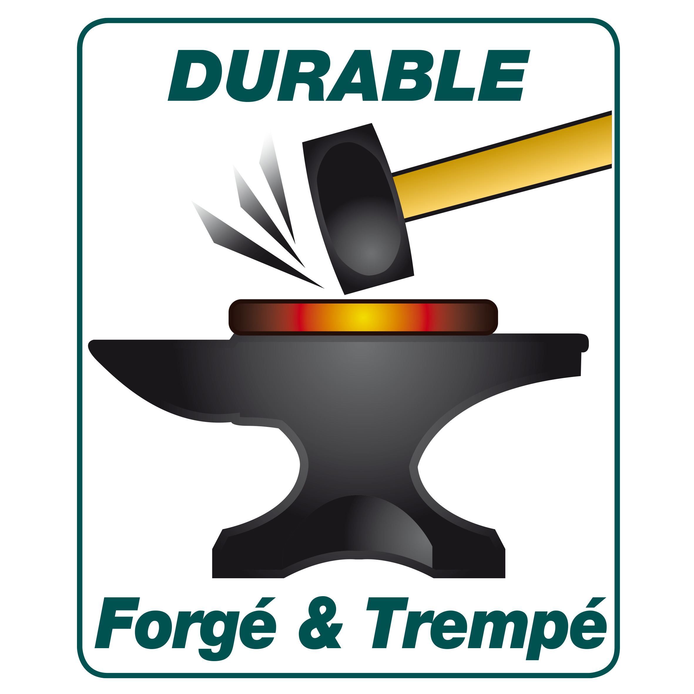 Duopro forged combined hoe peen and prong, oval socket, without handle