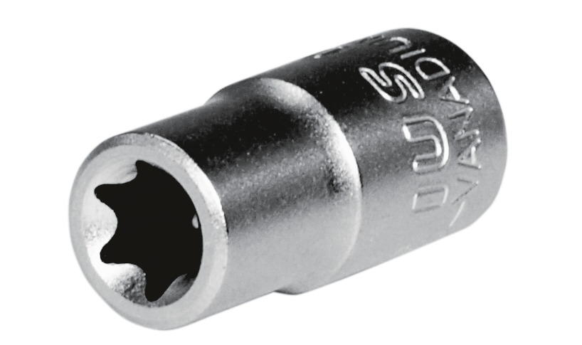 Cap cheie tubulara cu profil Torx 1/4