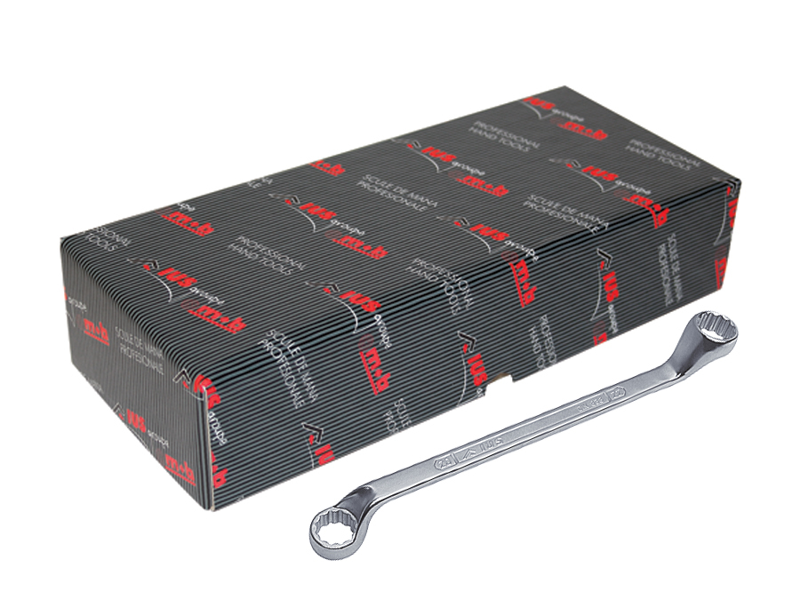 Set chei inelare duble cotite, in cutie