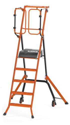 SCARĂ PLIABILĂ GARDIA CU BALUSTRADĂ DE SECURITATE - 110 CM